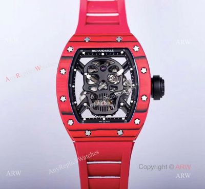 Red Demon Skull Richard Mille Tourbillon RM 052 Knockoff Watch For Men